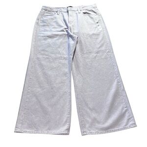 Gap Pink Wide Leg‎ High Rise Jeans Size 18/34 NWOT Casual